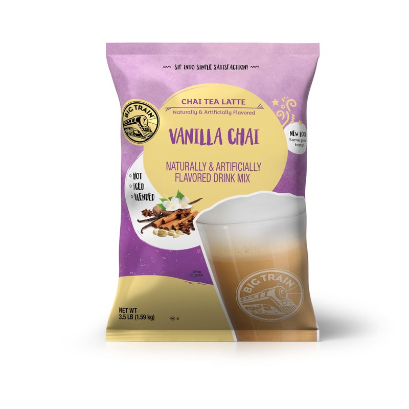 Big Train Vanilla Chai Tea Latte Beverage Mix, 3.5 Pound (Pack of 1) - Image 1